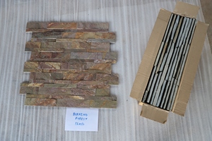 Panneau mural moderne en cuivre avec surface 3D, antistatique et résistant à l'humidité, dimensions 15x60cm, fabricant Inde - Product Image 2