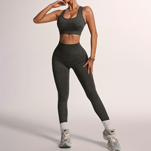Conjunto de Yoga con Estampado de Leopardo para Mujer, Sujetador Deportivo, Leggings de Cintura Alta, 2 Piezas, Ropa Deportiva, Leggings Largos - Product Image 5