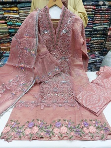 2022 Venta caliente indio/pakistaní de 3 piezas Salwar Kameez última colección en seda para ropa de fiesta - Product Image 6