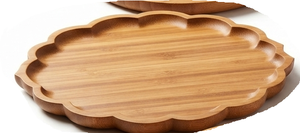 Plateau de toilette rectangulaire en bambou, organisateur pour lavabo et réservoir de toilettes, finition naturelle polie, fait main, taille personnalisable, moderne - Product Image 3