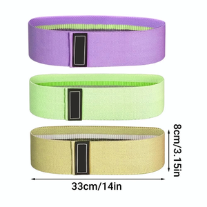Exercise <b>Bands</b> Set 5Pcs Latex Resistance Loops Green Blue Yellow Red Black Durable For <b>Workout</b> Adults - Product Image 4