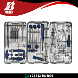 Sistema de tornillos pediculares de 5.5 mm, juego de instrumentos de fijación espinal de acero inoxidable, certificado CE, cirugía ortopédica MIS - Product Image 5