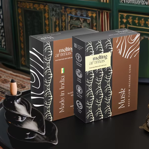 MUSK <b>BACKFLOW</b> <b>INCENSE</b> CONES PREMIUM - Product Image 1