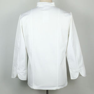 เสื้อเชฟสีดำ แขนยาว ชุดทำงาน ผ้าฝ้ายโพลี สำหรับทุกเพศ - Product Image 3