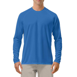 T-shirt homme à manches longues en coton épais personnalisé, coupe oversize, motif graphique uni - Product Image 3
