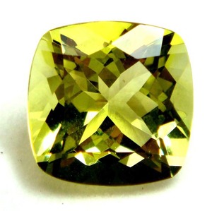 Loose 100% Natural <b>Lemon</b> Quartz <b>Cushion</b> Shape Faceted Cutting Precious Healing Birthstone Gemstones at Lowest Wholesale Prices - Product Image 1