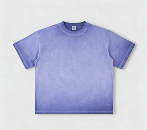 เสื้อยืดคอกลมแขนสั้นสีดำสำหรับผู้ชาย ทรงปกติ ระบายอากาศได้ดี ผลิตจากผ้าโพลีเอสเตอร์ถัก สวมใส่สบาย สีพื้นเรียบง่าย เสื้อผู้ชายสไตล์วินเทจ รุ่น 250 - Product Image 5