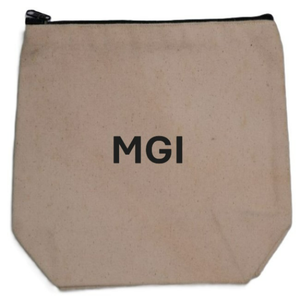 Gifts Custom Logo Printed Canvas Zipper White <b>Makeup</b> <b>Bag</b> Luxury Cotton Small Canvas Make up <b>Bag</b> Travel Cosmetic <b>Bag</b> Pencil Pouch - Product Image 2