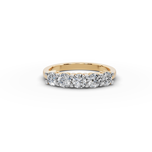 1.00 Ct Five-Stone Lab-Grown Diamond <b>Ring</b> Elegant and Stylish Jewelry <b>for</b> <b>Men</b> and Women - Product Image 2