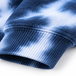 Sweat-shirt Tie Dye sur mesure, tricoté, 100% coton, col rond, coutures pratiques, étiquette de qualité, vêtement pour femme. - Product Image 5