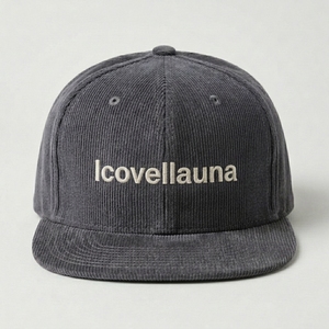 Casquette Snapback en Corduroy à 6 Panneaux Personnalisée avec Broderie, Qualité Streetwear, OEM, Marque Privée - Product Image 1