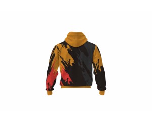Fashion Sublimation Full Zip Hoodie 100% Polyester Casual Wear Hoodie - Product Image 2