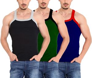 Gilet de sport pour homme, confort et flexibilité améliorées, design sans coutures et construction en coton doux. - Product Image 2