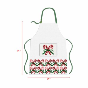 Christmas Beautiful Printed Design <b>Apron</b> 100% OEM Eco Friendly <b>Kitchen</b> <b>Apron</b> for Cooking at Factory Price. - Product Image 6
