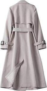 Manteau Trench Élégant en Mélange de Laine pour Homme – Veste d'Hiver Chaude et Longue pour l'Automne – Style Urbain Décontracté et Habillé – Vente en Gros - Product Image 5