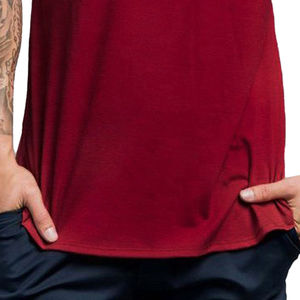 Modern Summer Fitness Gym Tank Tops <b>for</b> <b>Men</b> Custom Made Breathable Polyester Vests <b>Singlets</b> OEM ODM Back Sublimation Knitted - Product Image 4