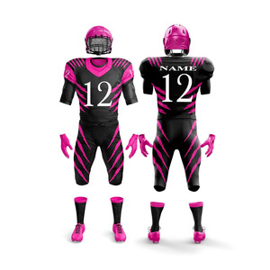 Conjunto de Uniforme de Fútbol Americano Personalizado, Secado Rápido, Transpirable, Tallas Grandes, Ropa Deportiva, 100% Poliéster - Product Image 4