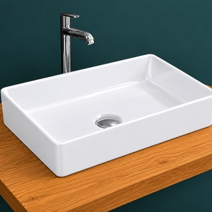 Grifo Monomando Moderno COASTA Cromado con Certificación NSF para Lavabo de Encimera con Desagüe y Capacidad de 12L - Product Image 2
