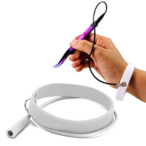 Pince à épiler légère en acier inoxydable pour cils, pointe fine et aiguisée, avec protection en caoutchouc, outil de maquillage et de beauté pour extensions de cils - Product Image 5