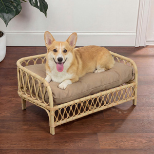 Rattan beautiful pet bed made in Vietnam with many colors and wholesale sales - Product Image 6