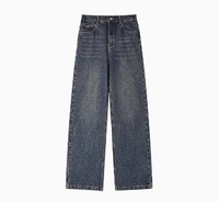 Jean déchiré coupe droite pour homme – Léger, été, automne, hiver – Idéal pour les fêtes et le quotidien – Tendance, coupe ajustée, confortable, respirant, séchage rapide