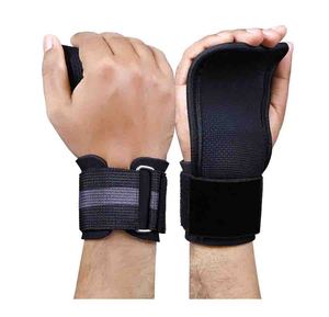 ถุงมือแฟชั่นแบบมีสายรัดข้อมือ สำหรับยกน้ำหนัก ดึงข้อ วิดพื้น ปิดด้วยเชือกผูก ผลิตจากโพลีเอสเตอร์ 100% ใช้ได้ทั้งฤดูหนาวและฤดูร้อน เหมาะสำหรับกิจกรรมกลางแจ้ง - Product Image 1