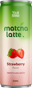 Latte au matcha en conserve de 250 ml, prêt à boire, fabricant de boissons vietnamien, vente en gros, OEM/ODM acceptés, certifié BRC ISO/HACCP - Product Image 2
