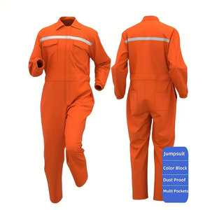 Combinaison de sécurité réfléchissante OEM en non-tissé, très vendue, vêtements de travail réfléchissants, combinaison de travail personnalisable avec logo d'usine - Product Image 4