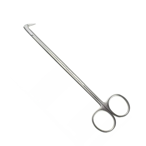 High Grade DeBakey Vascular Scissors 170 mm Angled 120° Sharp 10 mm Blade Hegemann Diethrich Cardiovascular Surgery Tool - Product Image 1