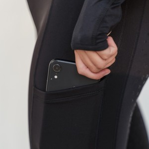 Pantalon d'équitation extensible 4 directions de haute qualité, leggings, collants, vêtements d'équitation en tissu technique au toucher doux - Product Image 6