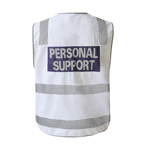 Chalecos de seguridad reflectantes de alta visibilidad con 8 bolsillos y cremallera frontal, ropa de alta visibilidad, chaleco de seguridad reflectante - Product Image 2