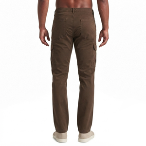 Pantalon cargo décontracté pour homme en coton de qualité supérieure, coupe classique, pour usage quotidien, couleur personnalisée, vente en gros de pantalons pour homme - Product Image 3