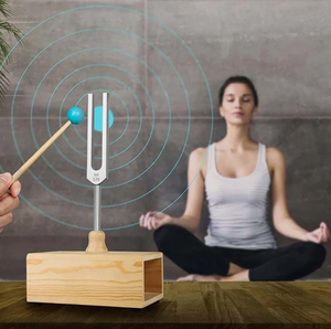 Diapasón de Acero Inoxidable de 528 Hz, Transparente, Liso, Bien Hecho, Robusto, Firme y de Alta Calidad. - Product Image 1