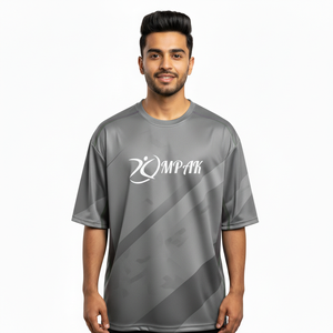 เสื้อยืดโอเวอร์ไซส์ลายพิมพ์สไตล์คนเมือง แฟชั่นสตรีทแวร์ลำลองสำหรับผู้ชาย - Product Image 1