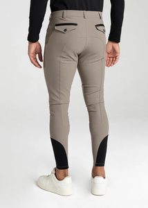 Pantalons d'équitation pour hommes, coupe slim, tissu extensible, respirant, durable, pantalons d'entraînement, vente en gros, personnalisés - Product Image 6
