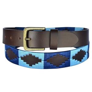 Ceinture Polo Unisexe Faite à la Main avec Perles, Ceinture de 1,5 pouce en Cuir de Vachette Pleine Fleur Premium d'Argentine, Style Western de Luxe - Product Image 2