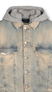 Veste en jean personnalisée pour homme, veste en jean épaisse de qualité supérieure, logo personnalisé pour homme - Product Image 2