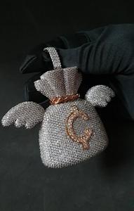 Colgante con Letra Personalizada de Moissanita VVS, Estilo Hip Hop, Plata 925 con Incrustaciones, Cadena de Diamantes con Corte Brillante 3D, Joyería Fina para Hombre, IGI - Product Image 4