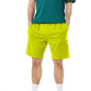 Pantalones Cortos Bermuda de Algodón de Color Sólido para Hombre, con Bolsillos, Cintura Elástica, Estilo Casual, Corte Medio, Tejido Transpirable - Product Image 6