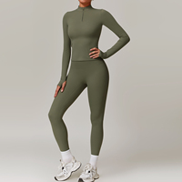 Conjunto Deportivo para Mujer Canton Fair, Chándal sin Mangas, Transpirable, Ecológico, Ropa de Gimnasio, Top Deportivo, Pantalones de Yoga de Cintura Alta
