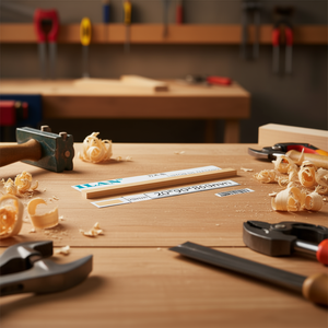 Listello Rettangolare in Legno Ilan 20x90x860 mm per Progetti di Falegnameria - Product Image 2