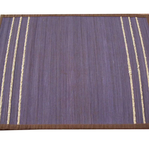 Natural Handwoven stripe Design <b>Table</b> <b>Mat</b> Bannana cora Handmade Placemat dining <b>table</b> <b>mat</b> - Product Image 1