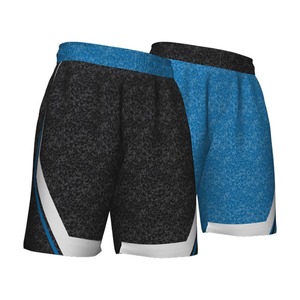 Shorts de basketball sublimés réversibles unisexe, anti-humidité, taille élastique, toutes saisons, coupe athlétique adulte, toucher doux et premium - Product Image 1
