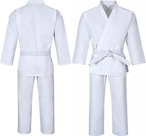 Uniforme de Karate con Logotipo Personalizado Aprobado por la Fábrica, para Bebés y Niños Pequeños, de Secado Rápido, Transpirable, de Algodón, Ropa de Artes Marciales, Diseño Personalizado - Product Image 4