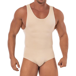 Compression <b>Jumpsuit</b> Unisex High Elastic Antibacterial Breathable Quick Dry Seamless Spandex/Nylon Full Body Sports Romper - Product Image 1