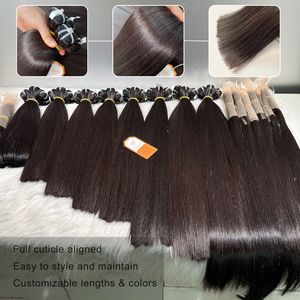 Extensiones de cabello humano vietnamitas de calidad europea súper doble dibujado Paquetes rectos crudos a todo color de alto estándar - Product Image 6