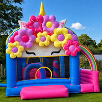 Château Gonflable Commercial avec Toboggan et Zone de Rebond – Brinca Brinca Inflable Juego Bounce House Combo Castillo Inflable Comercial
