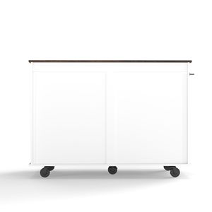 Trasportino per Cani da Esterno da 120 cm con Sportello Ribaltabile per l'Alimentazione, Doppio Accesso, Sistema a 5 Ruote (2 Bloccabili), Ganci Laterali per Uso Multifunzionale - Product Image 2