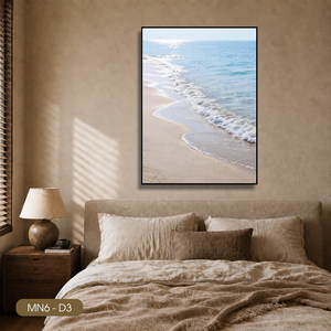 Peinture murale de luxe HALO effet miroir, art abstrait 3D, texture plage, décoration intérieure, Vietnam OEM ODM - Product Image 4