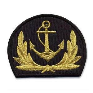 Selling 2026 Customized Design 3D Bullion Wire Embroidery Fabric Canvas <b>Pin</b>-On Solid Color Badges Handmade OEM Service - Product Image 6